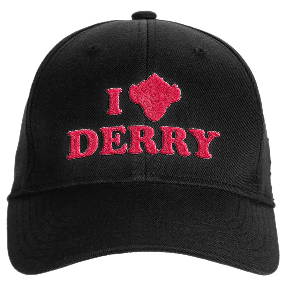 IT - Welcome To Derry I Heart Derry Embroidered Baseball Cap - Black Afbeelding 1