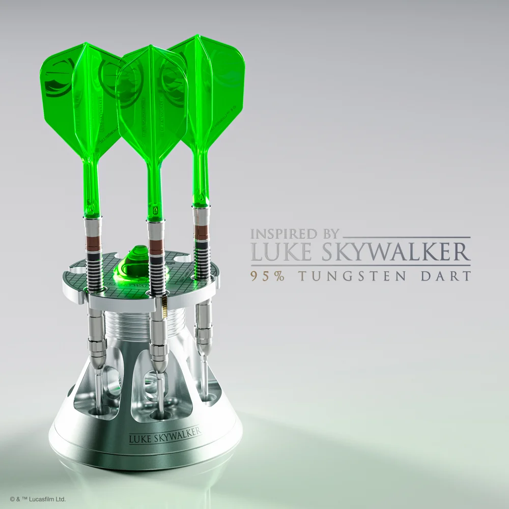 Luke Skywalker Lightsaber Edition 95% 24G Tungsten Steel Tip Darts Afbeelding 1