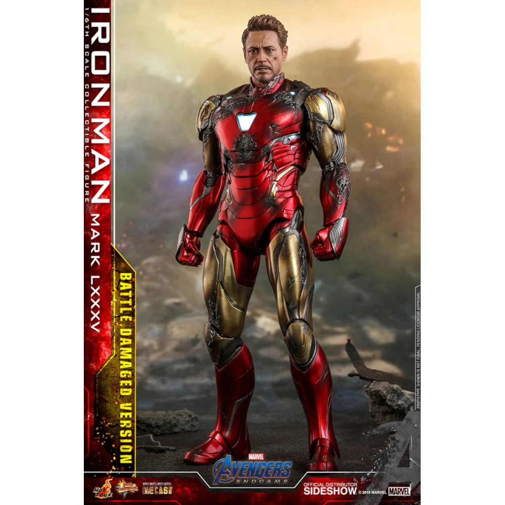 Hot Toys Iron Man Mark LXXXV (Battle Damaged Version) Special Edition 1:6th Scale Statue (32cm) Afbeelding 1