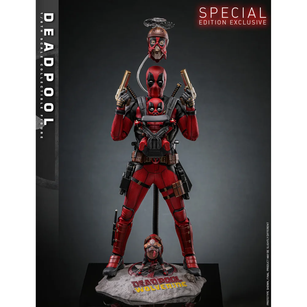Hot Toys Deadpool and Wolverine Deadpool Special Edition 1:6th Scale Statue (31cm) Afbeelding 1