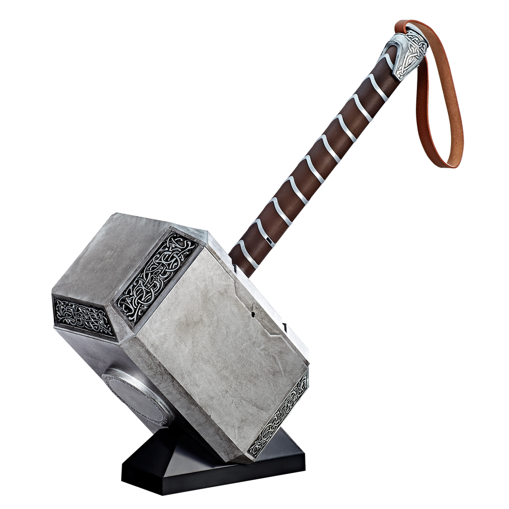 Hasbro Marvel Legends Series Mjolnir Premium Electronic Roleplay Hammer Afbeelding 1