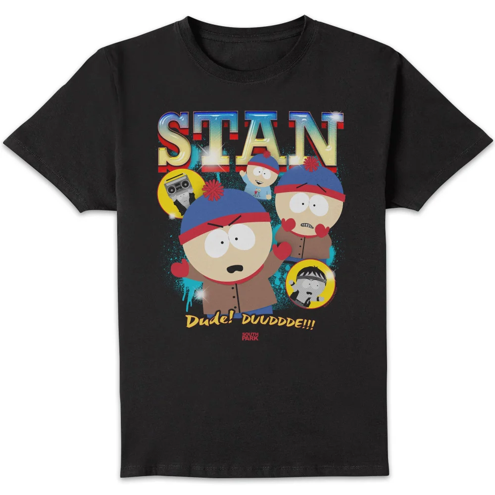 South Park Stan Bootleg Unisex T-Shirt - Black - M Afbeelding 1