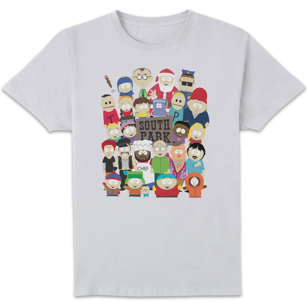 South Park Collective Unisex T-Shirt - White - S Afbeelding 1