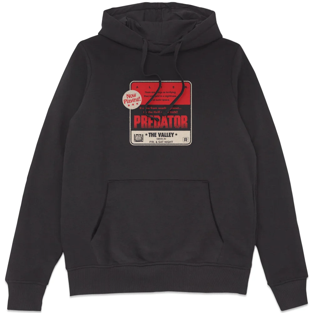 Alien Vs Predator Double Bill Hoodie - Black - S Afbeelding 1