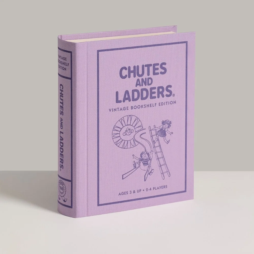 Chutes and Ladders Vintage Bookshelf Edition Afbeelding 1
