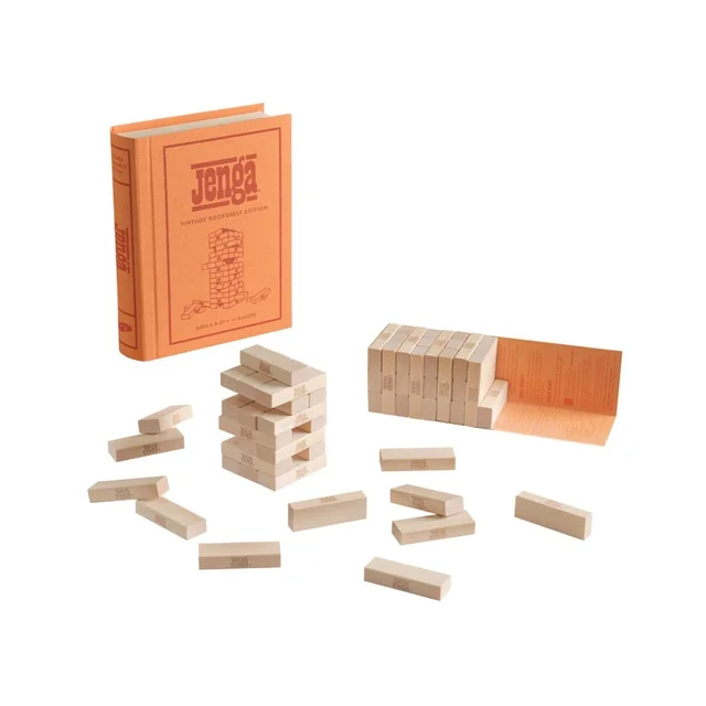 Jenga Vintage Bookshelf Edition
