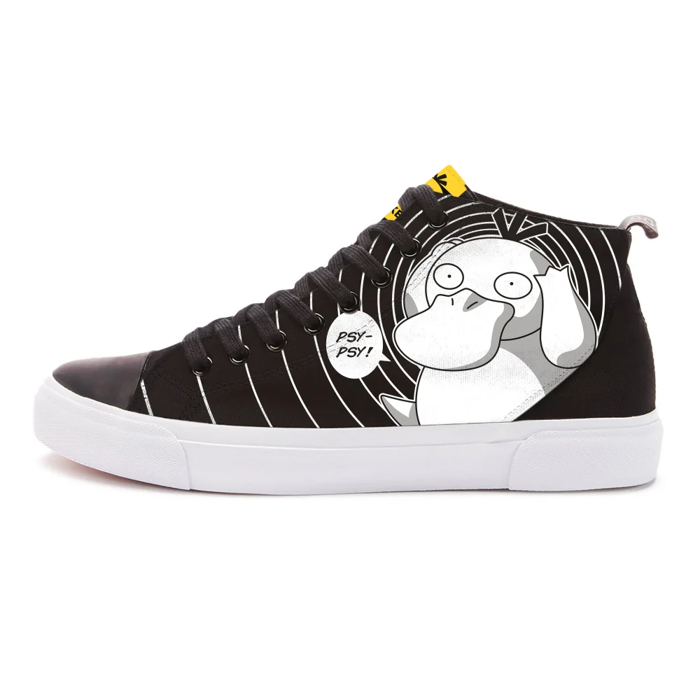 Pokémon Psy-Ay-Ay High Top - Black / White - UK 10 / EU 44.5 / US Men's 10.5 / US Women's 12 Afbeelding 1