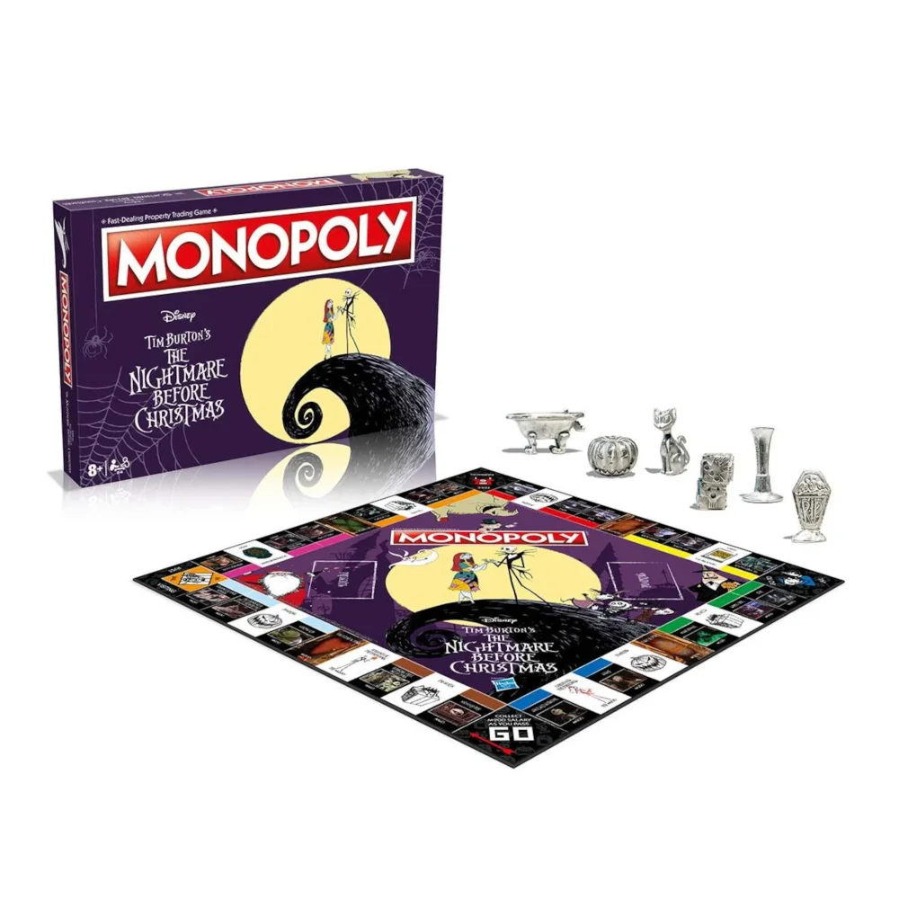 Nightmare Before Christmas Monopoly Board Game Afbeelding 1