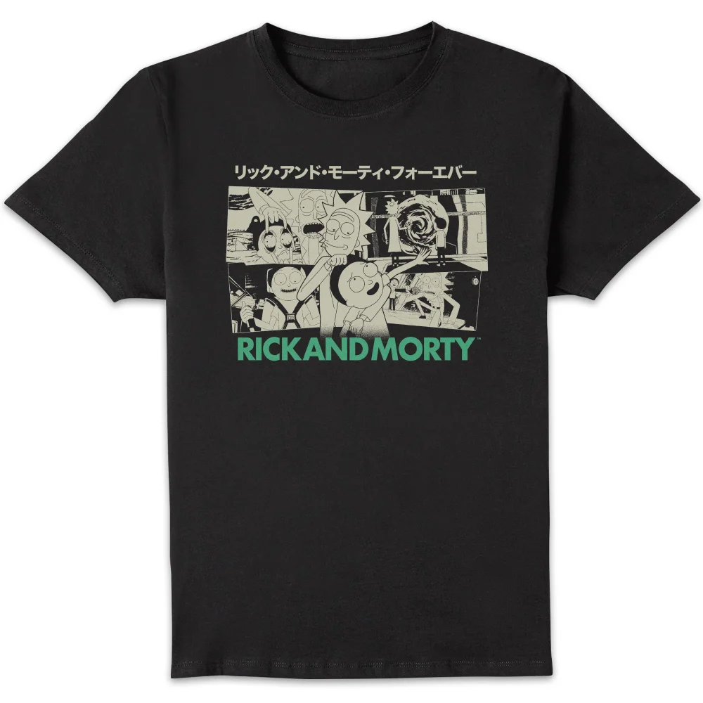 Rick and Morty Intergalactic Buds! Unisex T-Shirt - Black - L Afbeelding 1