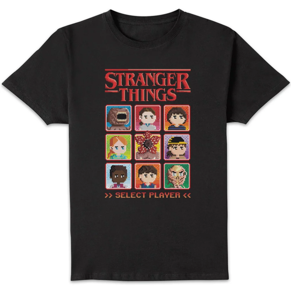 Stranger Things Choose Your Character! Unisex T-Shirt - Black - S Afbeelding 1