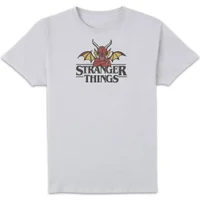 Stranger Things Hellfire Devil Unisex T-Shirt - White - undefined undefined