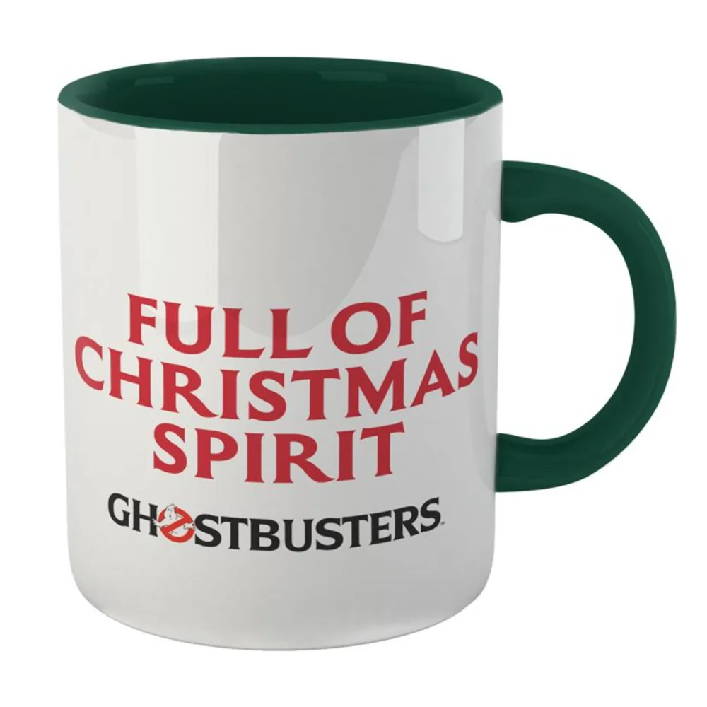 Ghostbusters Full Of Christmas Spirit Mug - Green Afbeelding 1