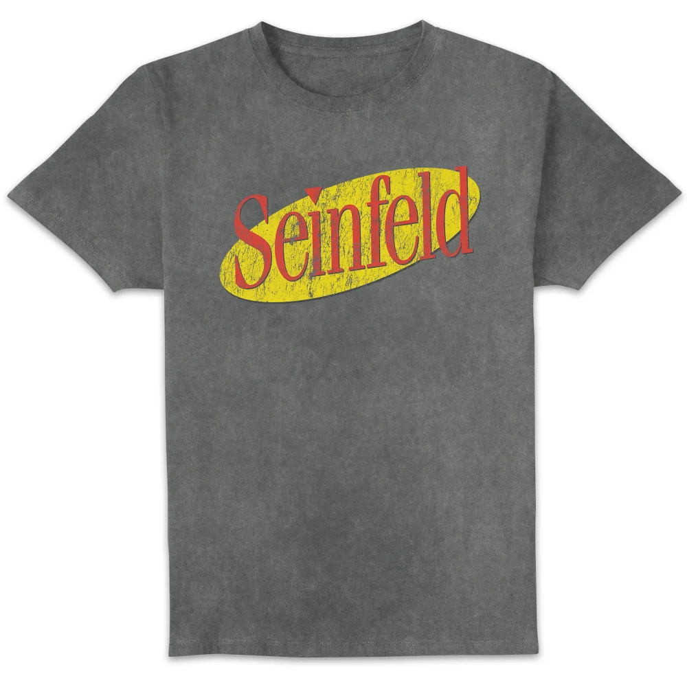 Seinfeld Unisex T-Shirt - Black Acid Wash - S Afbeelding 1