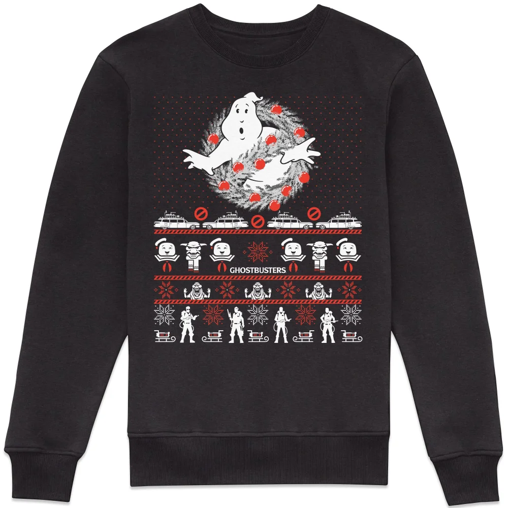 Ghostbusters Tis The Season For Bustin' Sweatshirt - Black - XS Afbeelding 1