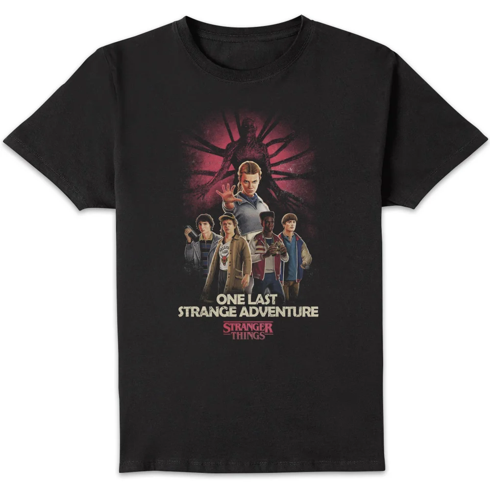 Stranger Things One Last Stranger Adventure Unisex T-Shirt - Black - S Afbeelding 1