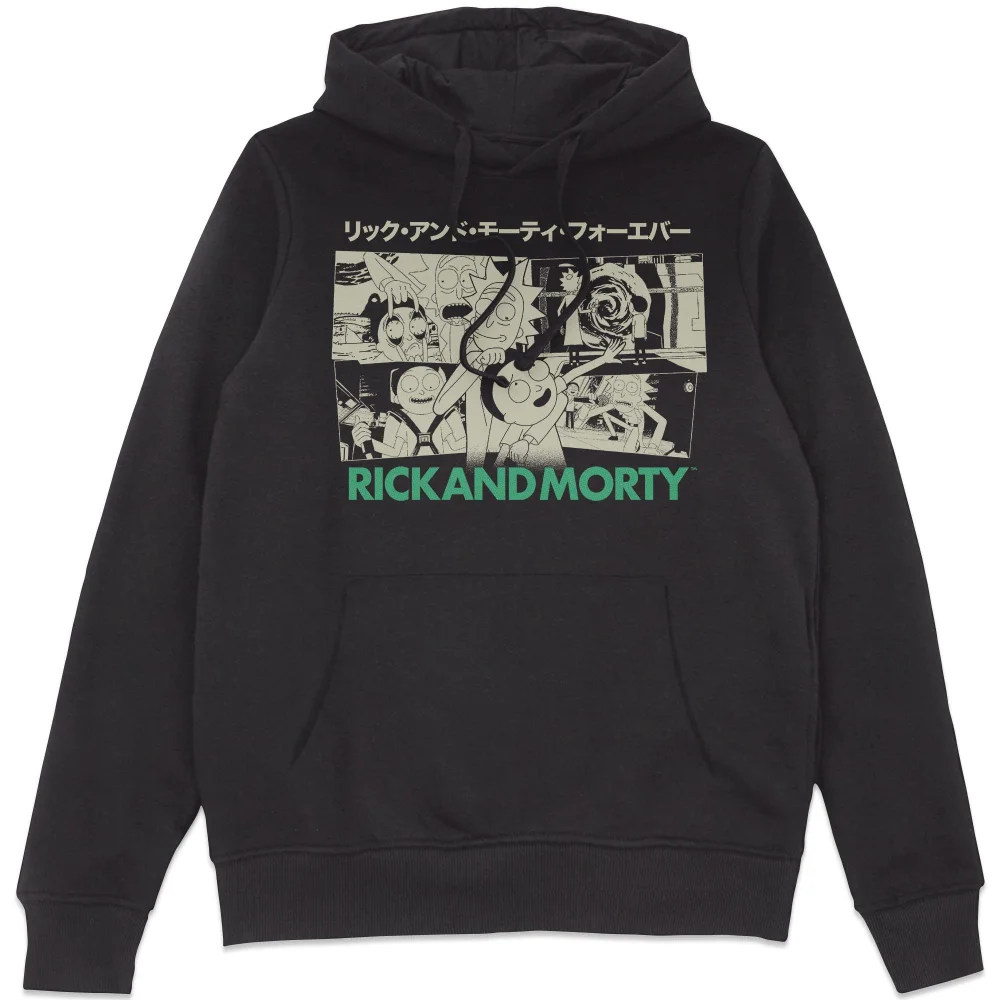 Rick and Morty Intergalactic Buds! Hoodie - Black - S Afbeelding 1