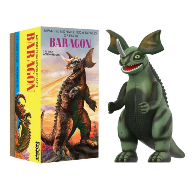 TOHO ReAction Figures Wave 01 (Retro Tin) - Baragon (Marusan Tin)