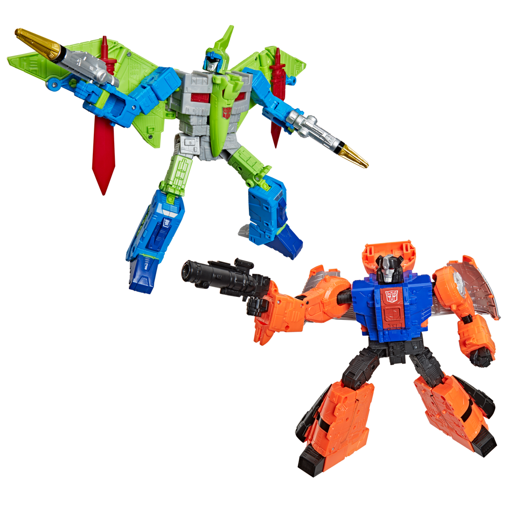 Hasbro Transformers Toys Age of the Primes G2 Dinobot Swoop and G2 Dinobot Sludge 8.5" Figures, 8+ Afbeelding 1