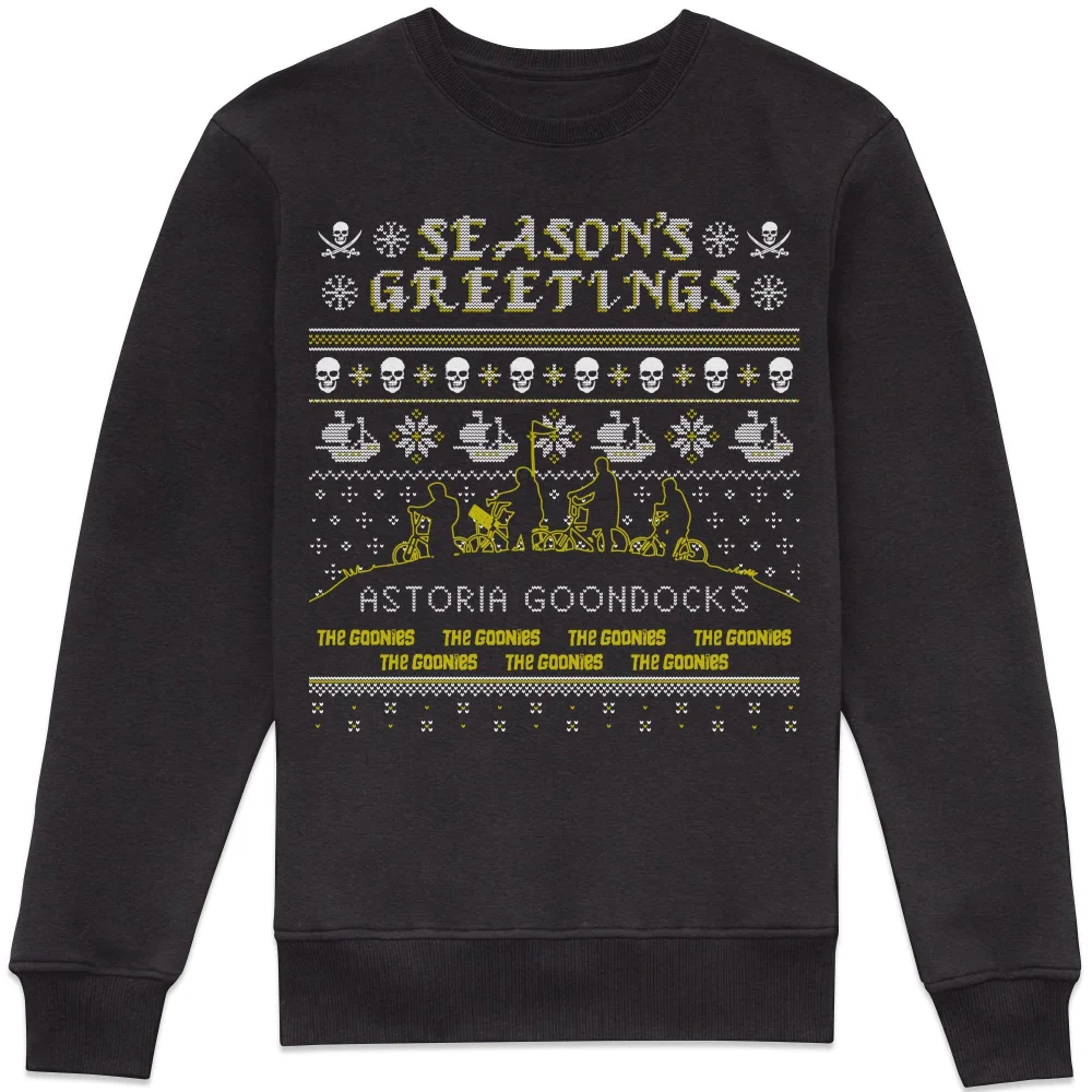 The Goonies Christmas Sweatshirt - Black - L Afbeelding 1