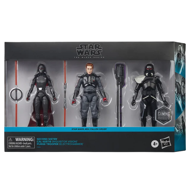 Star Wars The Black Series Second Sister, Cal Kestis, Purge Trooper Action Figure Set (6”)
