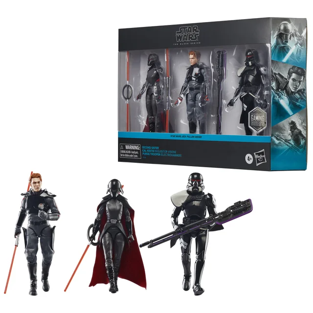 Star Wars The Black Series Second Sister, Cal Kestis, Purge Trooper Action Figure Set (6”)