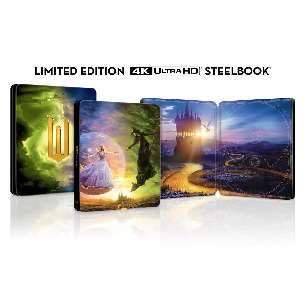 Wicked: For Good 4K Ultra HD SteelBook Version 1 Afbeelding 1