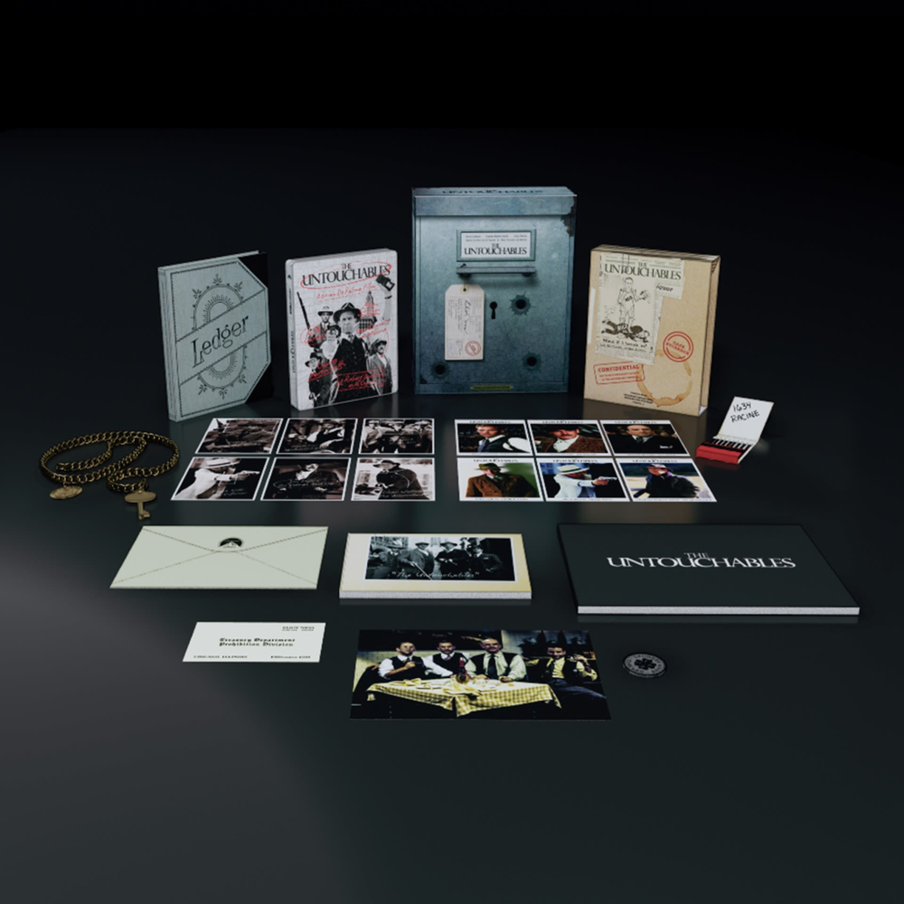 The Untouchables Zavvi Exclusive Deluxe Edition 4K Ultra HD SteelBook Afbeelding 1