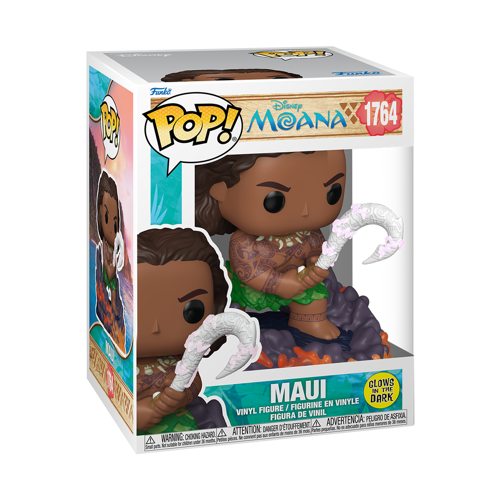 Pop! Premium Disney Moana Maui (Glow) Funko POP Vinyl Afbeelding 1