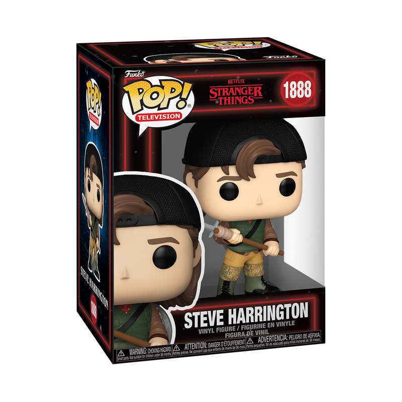 Pop! Stranger Things Steve Harrington with Spear Funko POP Vinyl Afbeelding 1