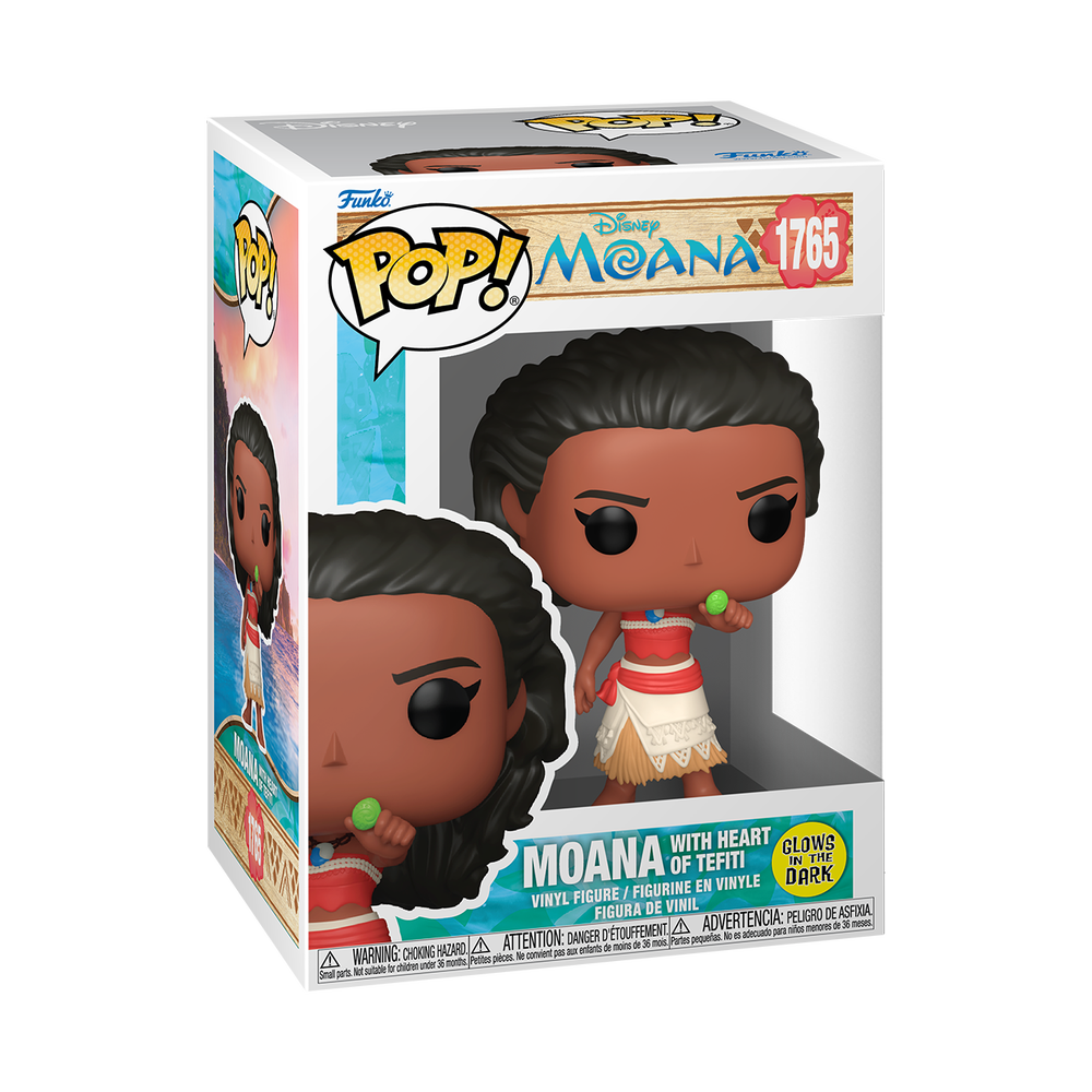 Pop! Moana with Heart of Te Fiti (Glow) Funko POP Vinyl Afbeelding 1