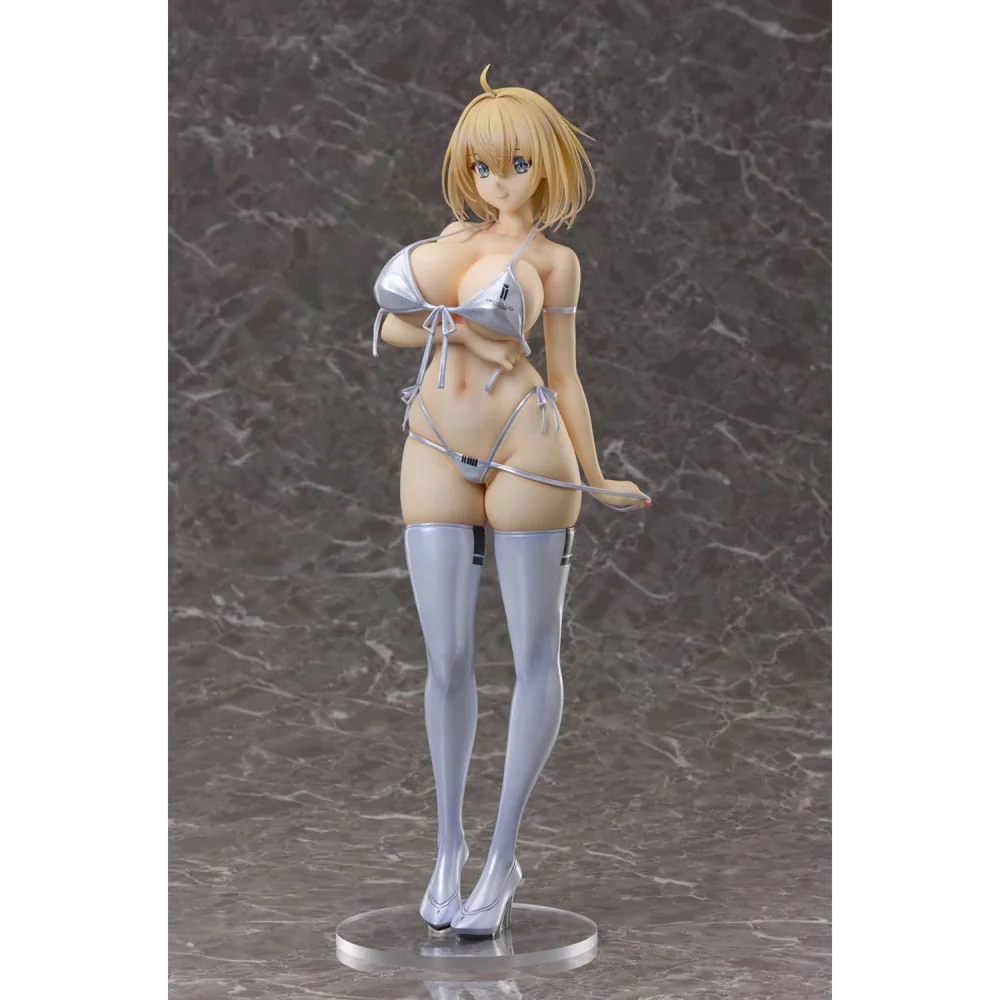 FREEing Bunny Suit Planning Sophia F. Shirring 1/4 Scale White Bikini Ver. PVC Statue - Manga & Anime Afbeelding 1