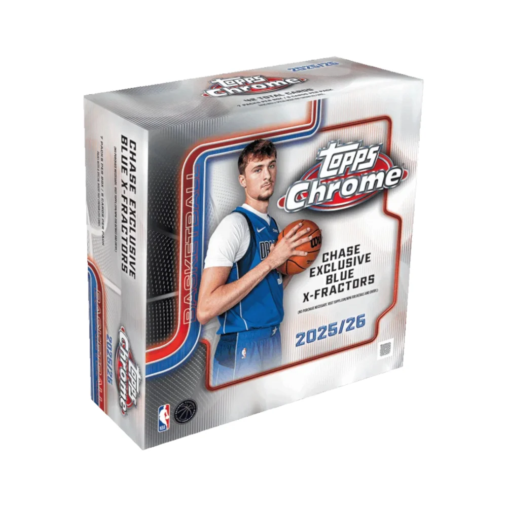2025/26 Topps Chrome NBA Mega Box Afbeelding 1