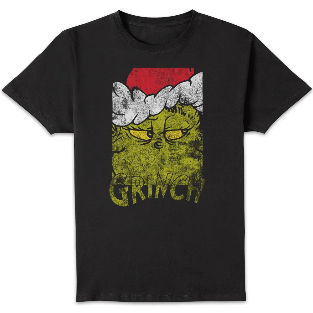 The Grinch Side Eye Black Unisex T-Shirt - Black - 5XL Afbeelding 1
