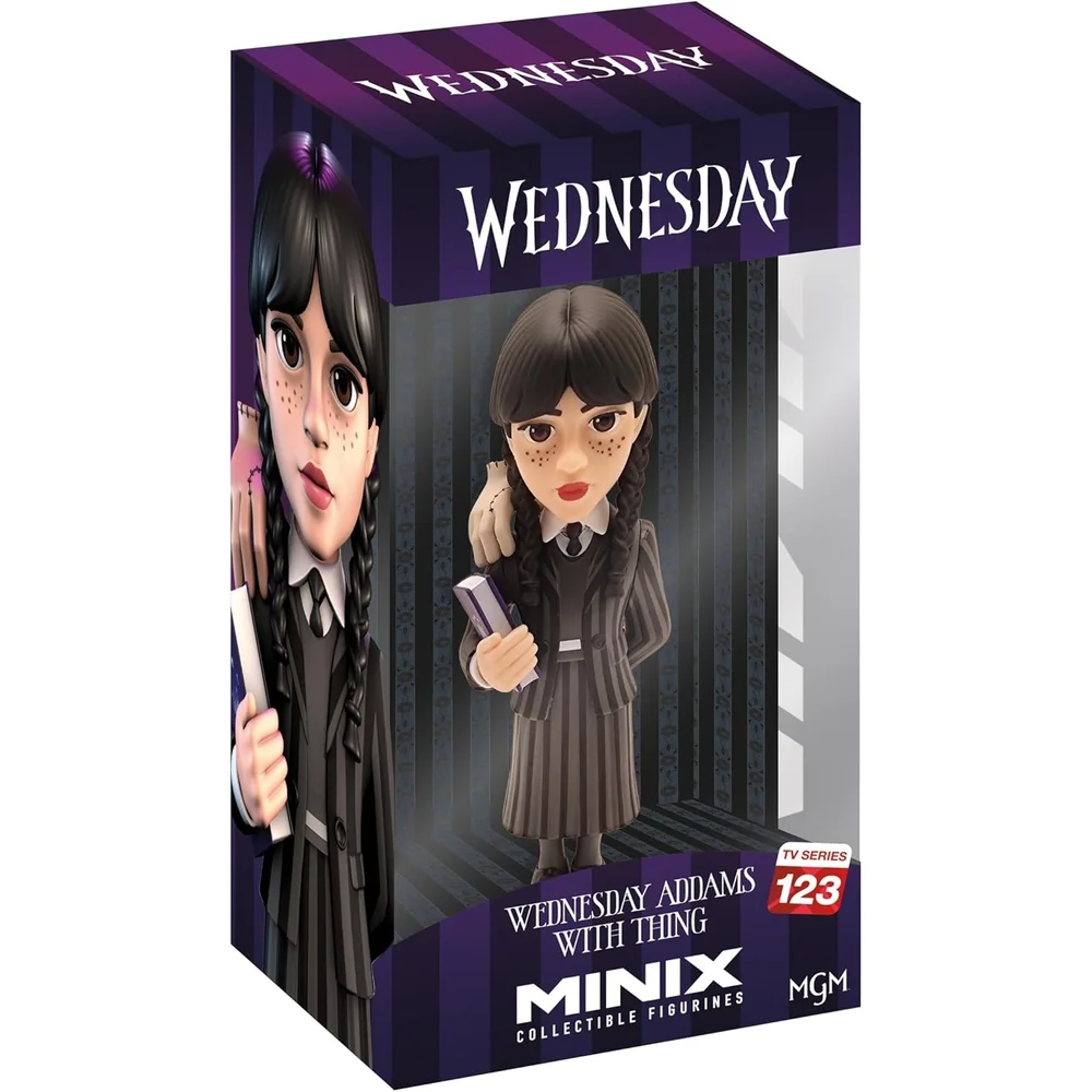 MINIX WEDNESDAY ADDAMS&THING 12CM Afbeelding 1