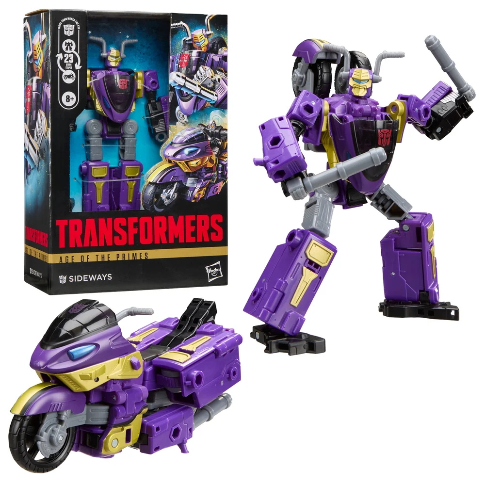 Transformers Age of the Primes Voyager Class Sideways Action Figure Set Afbeelding 1