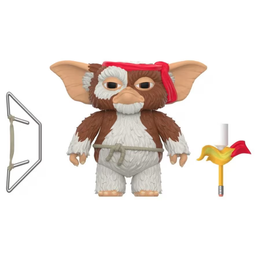 Gremlins ReAction Figures - Gizmo Battle Ready Character Card Figure Afbeelding 1