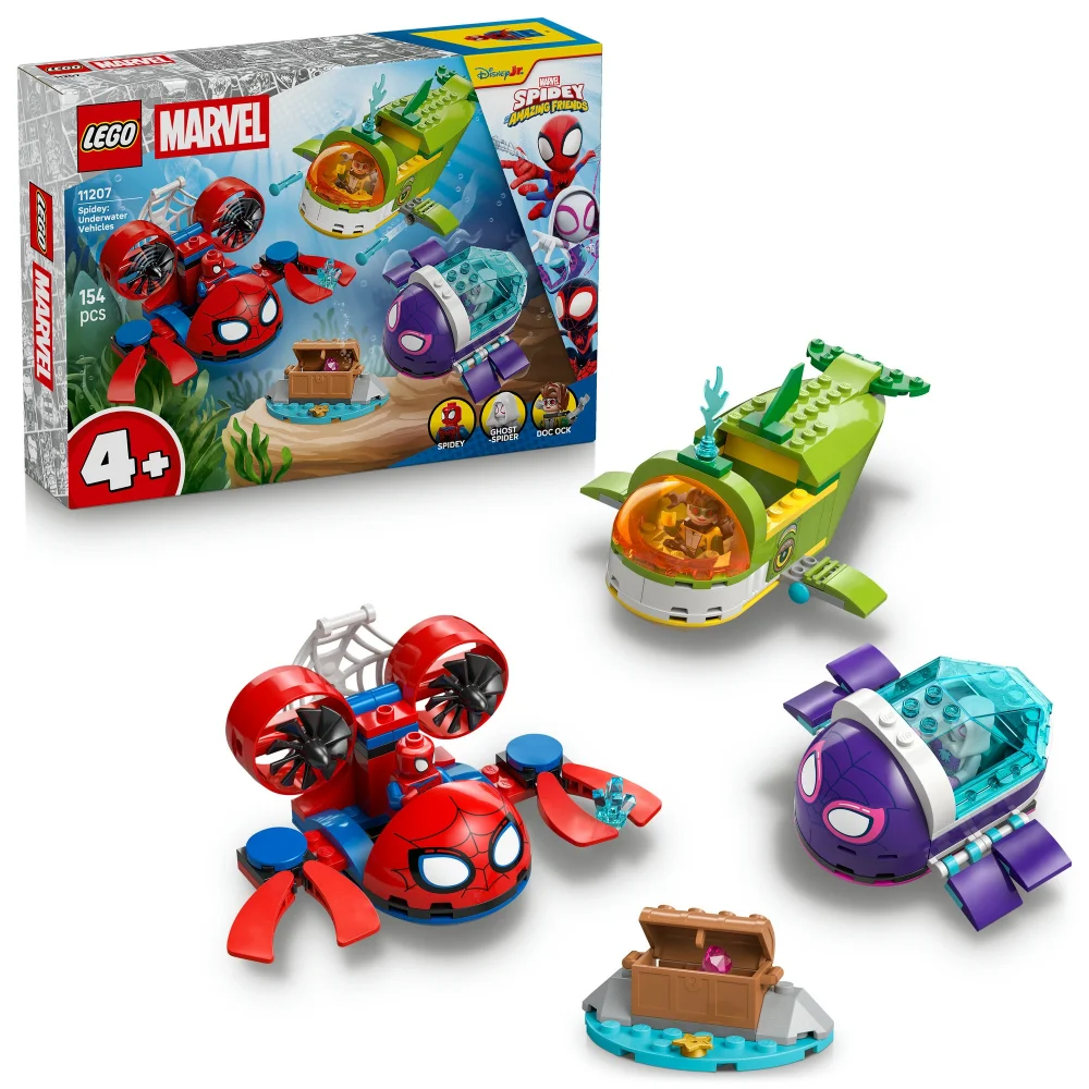 LEGO | Marvel Spidey: Underwater Vehicles Building Toy 11207 Afbeelding 1