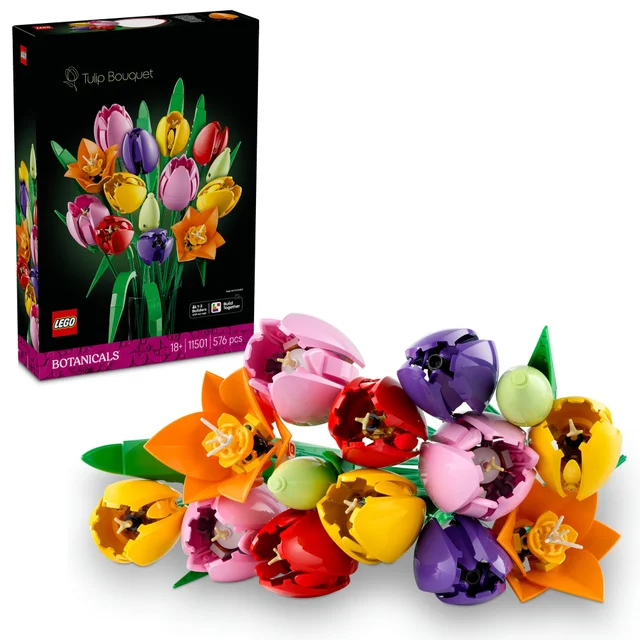 LEGO Botanicals Tulip Bouquet Artificial Flowers Set 11501