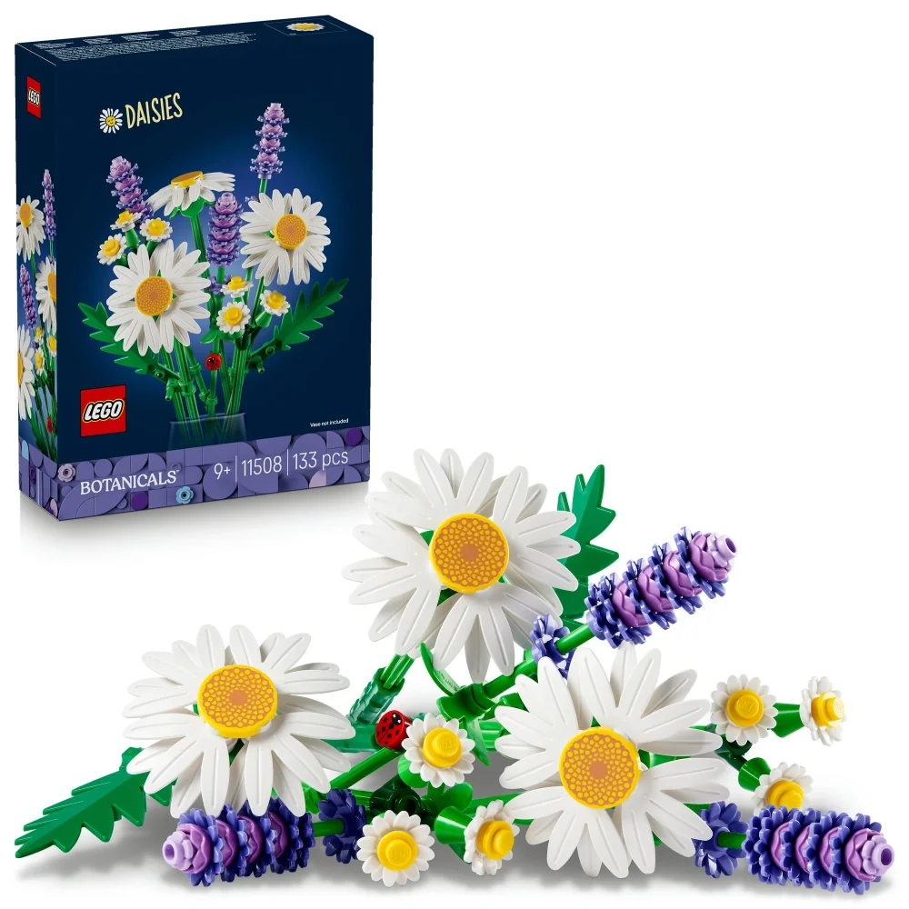 LEGO Botanicals Daisies Artificial Flower Bouquet 11508 Afbeelding 1