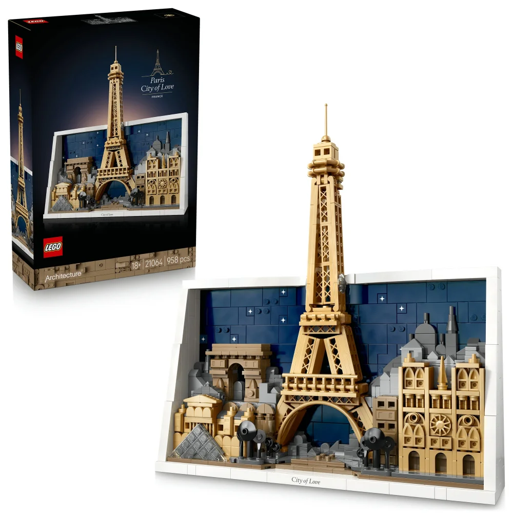 LEGO Architecture Paris City of Love Building Set 21064 Afbeelding 1
