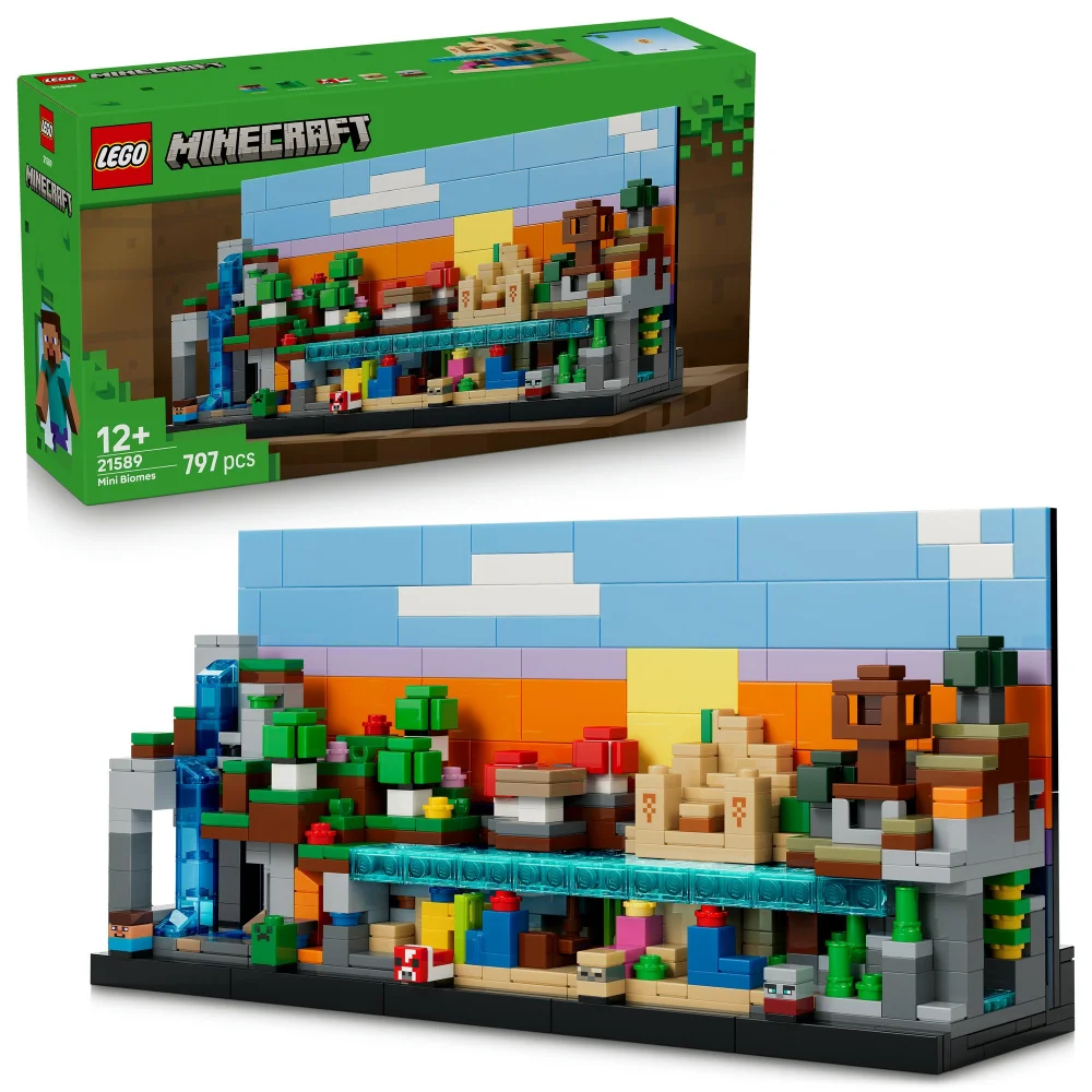 LEGO Minecraft Mini Biomes Building Toy for kids 21589 Afbeelding 1