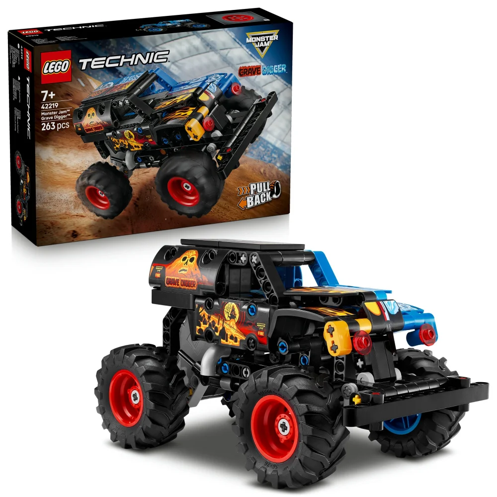 LEGO Technic Monster Jam Grave Digger Fire and Ice 42219 Afbeelding 1