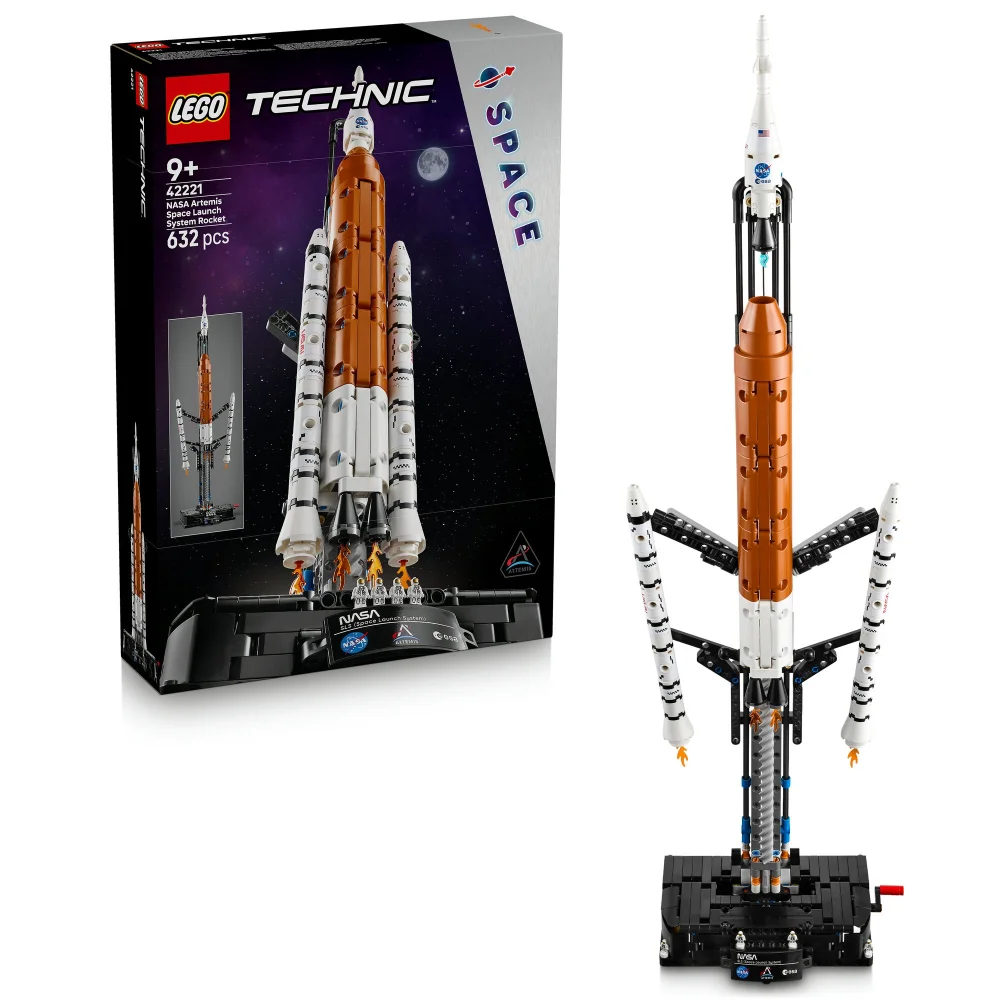 LEGO Technic NASA Artemis Space Launch System Rocket 42221 Afbeelding 1