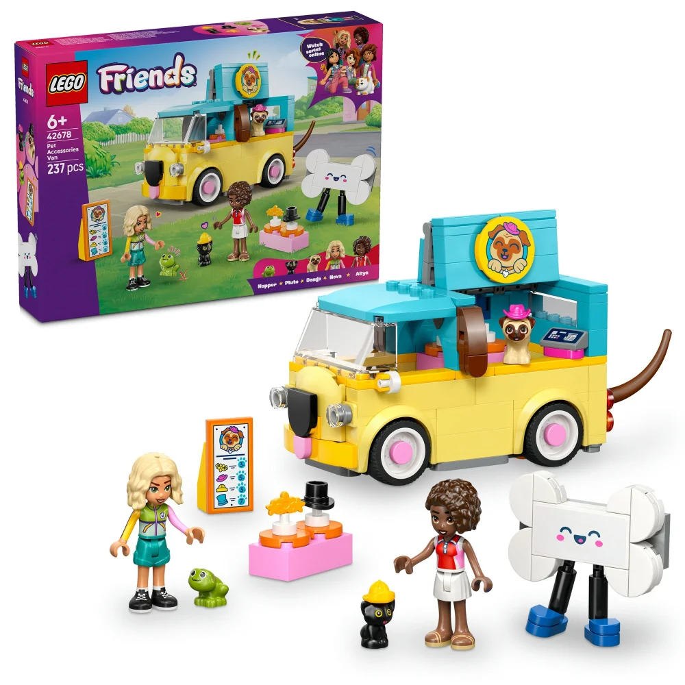 LEGO Friends Pet Accessories Van Toy with Pet Figures 42678 Afbeelding 1