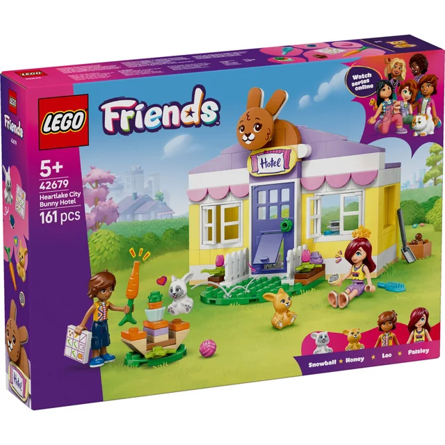 LEGO Friends Heartlake City Bunny Hotel Toy for Kids 42679