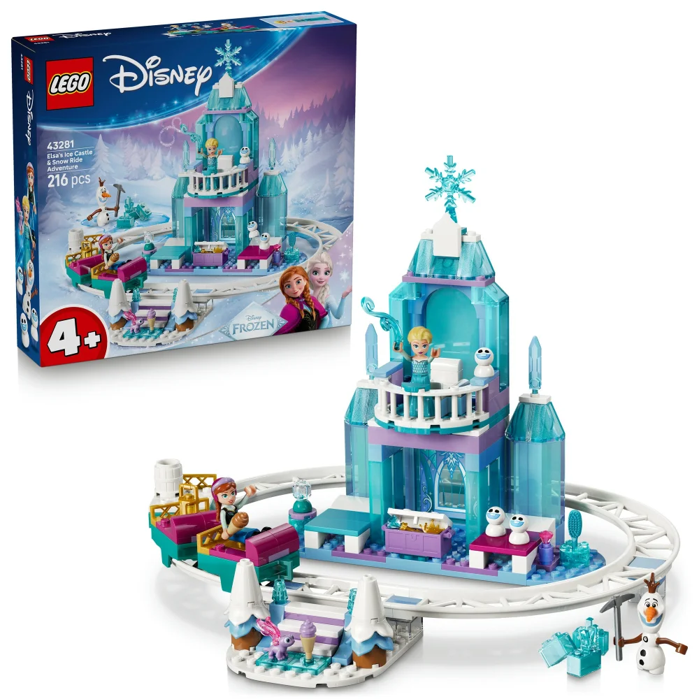 LEGO | Disney Frozen Elsa’s Ice Castle & Snow Ride Adventure 43281 Afbeelding 1