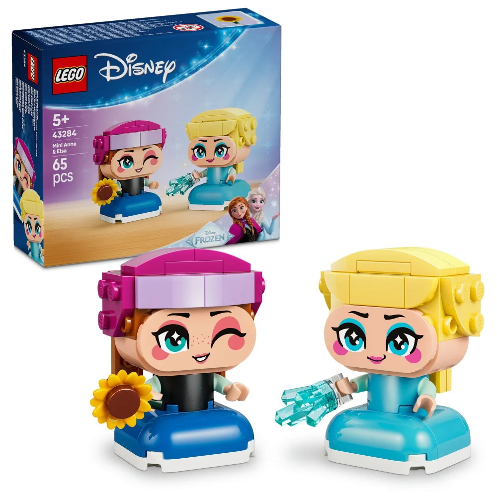 LEGO | Disney Frozen Mini Anna & Elsa Building Toys 43284 Afbeelding 1