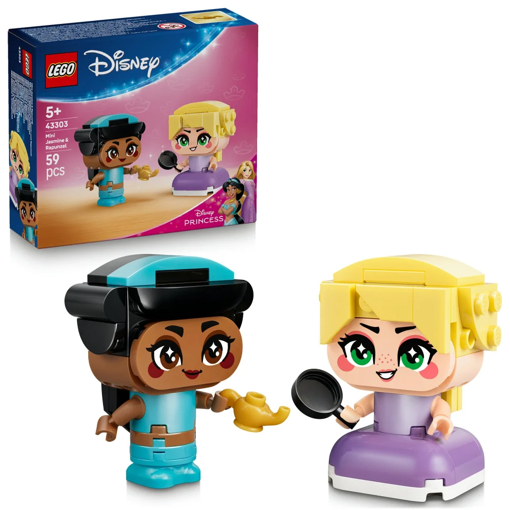 LEGO | Disney Princess Mini Jasmine & Rapunzel Figures 43303 Afbeelding 1