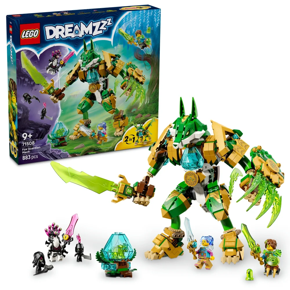 LEGO DREAMZzz Fox Guardian Mech Action Figure Toy 71508 Afbeelding 1