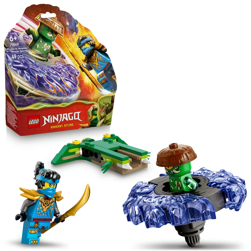 LEGO NINJAGO Nya vs. Mutation Monster Spinner Toy 71849 Afbeelding 1